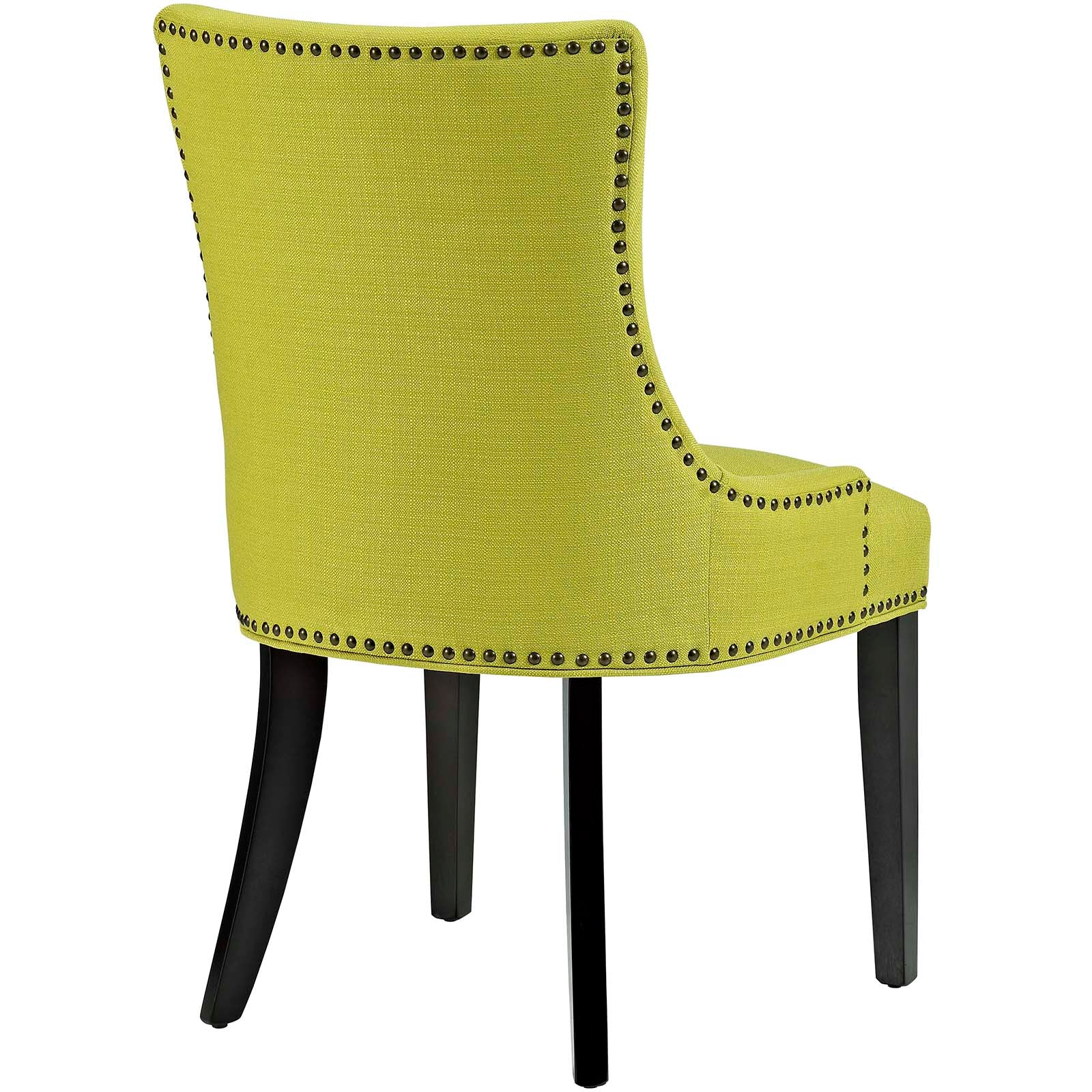 Marquis Elegant Two - Piece Set of Dining Side Chairs with Stylish Hourglass Design, Foam - Padded Seating Comfort and Decorative Nailhead Trim