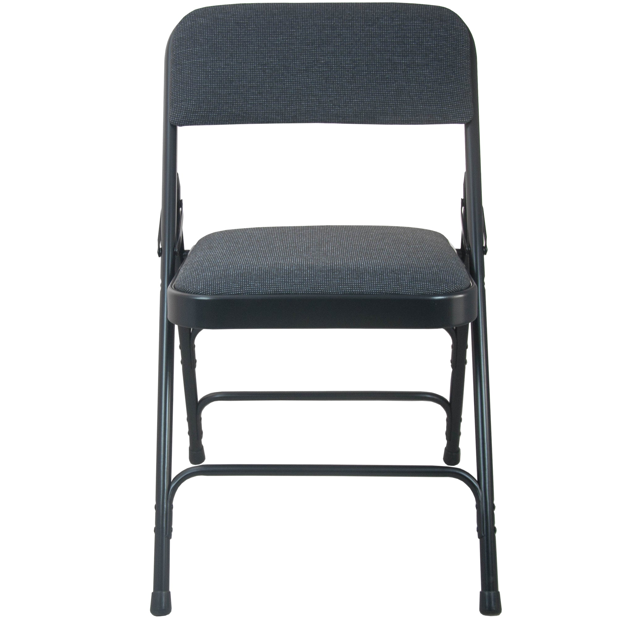 Commercial - Grade Premium Quality Padded Metal Folding Chair Featuring a Comfortable Fabric Seat for Various Venues