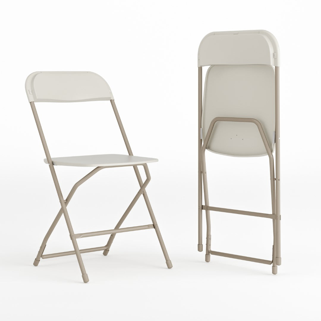 Commercial Grade Series Plastic Folding Chair - 2 Pack 650LB Weight Capacity Comfortable Event Chair-Lightweight Folding Chair