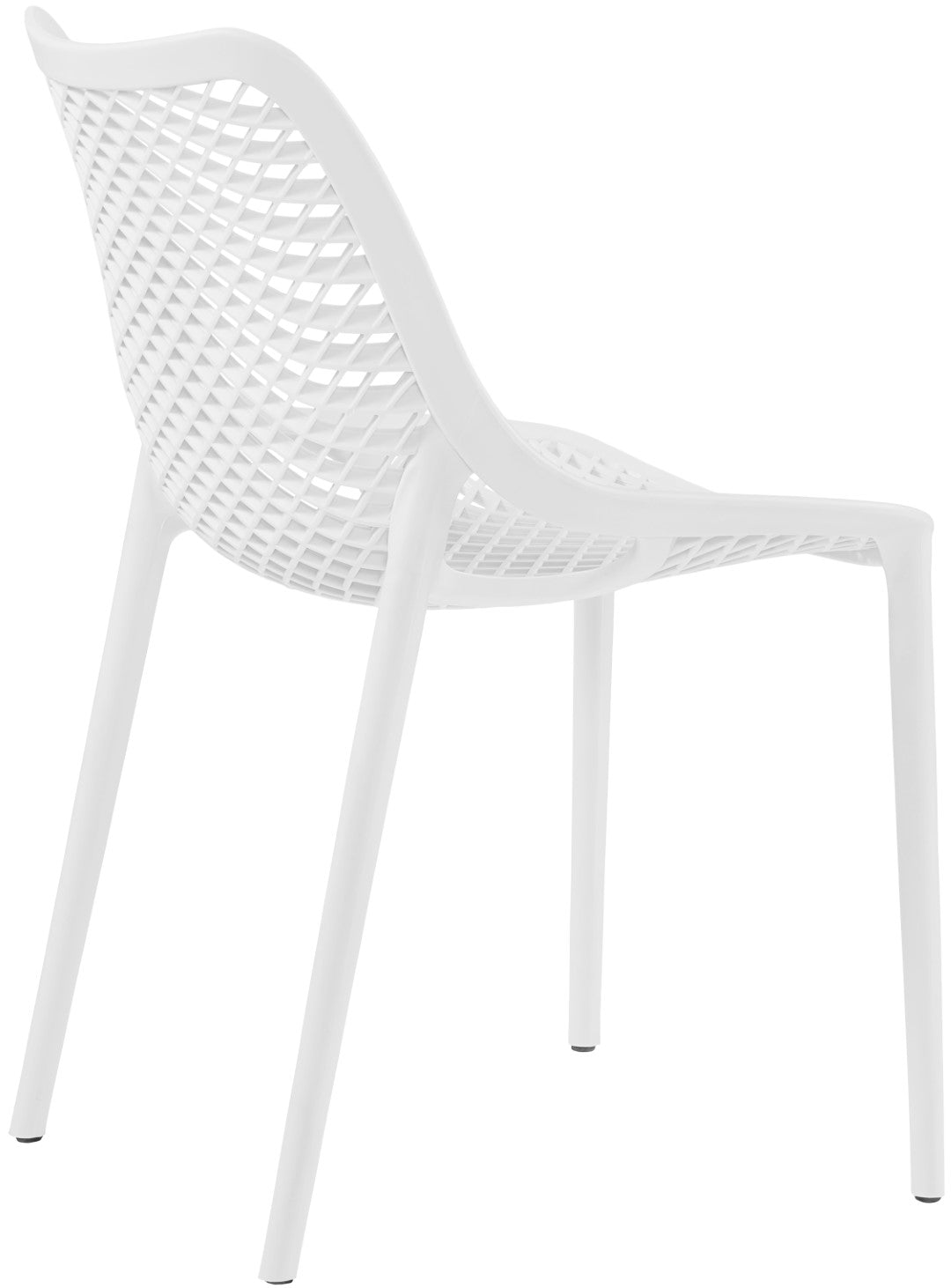 Mykonos Durable & Weather-Resistant Contemporary Outdoor Patio Dining Chair Set